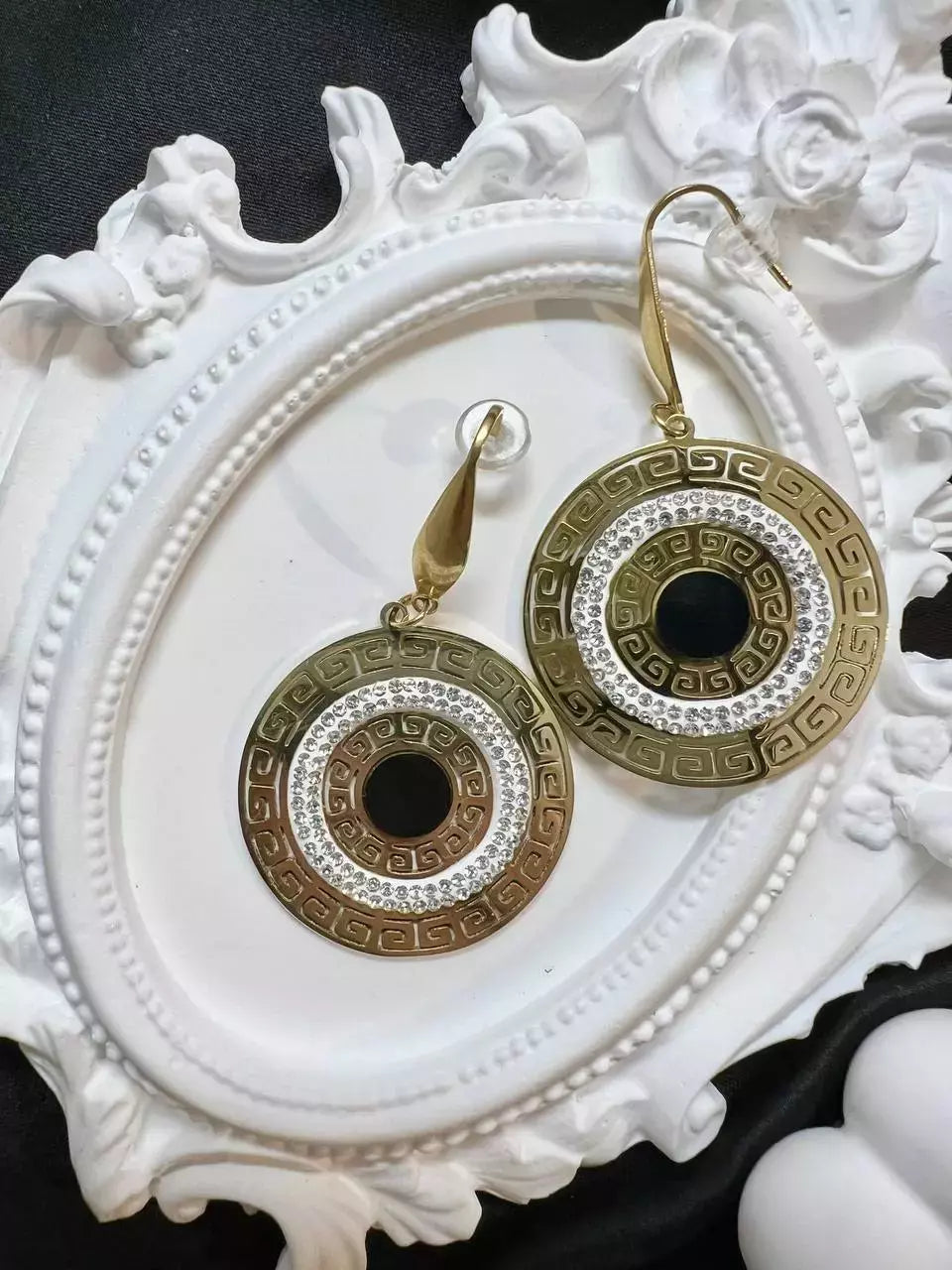 Kolczyki ze stali "Grecki styl "premium