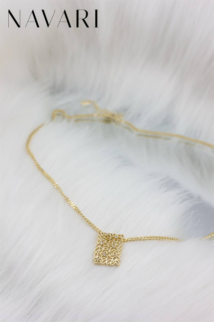 Naszyjnik ze stali "Słoneczny Promień Stylu"