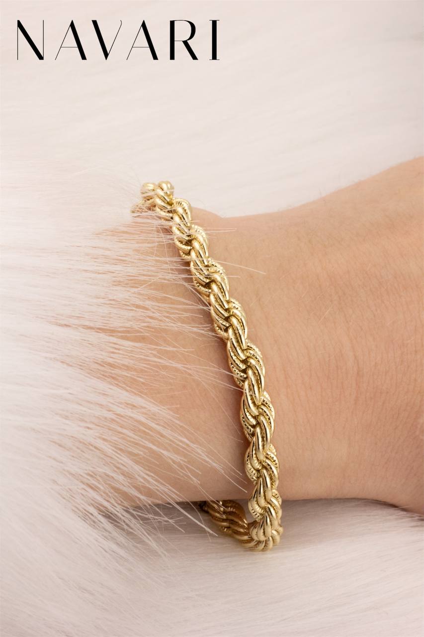 Bransoletka Ze Stali "Harmonia Blasku"