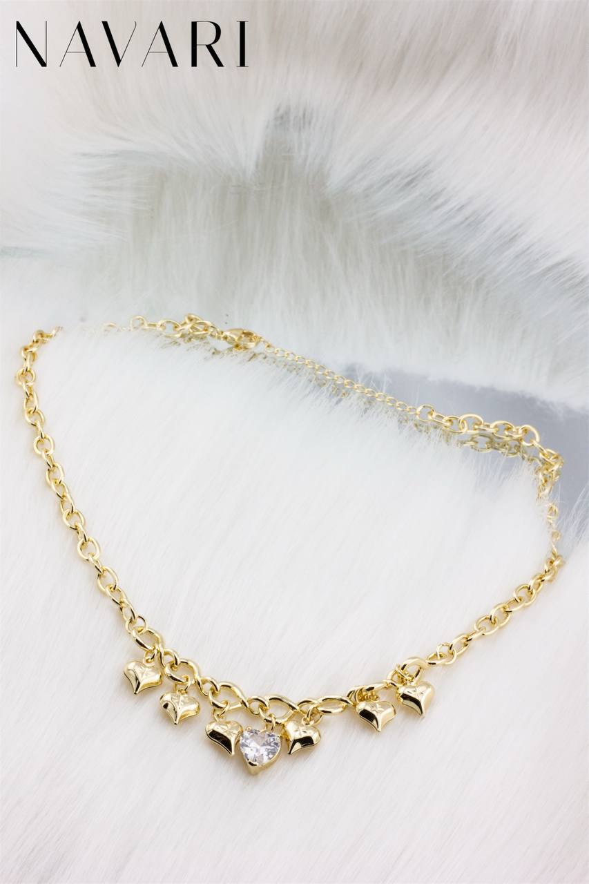 Naszyjnik ze stali "Romantyczny Styl"