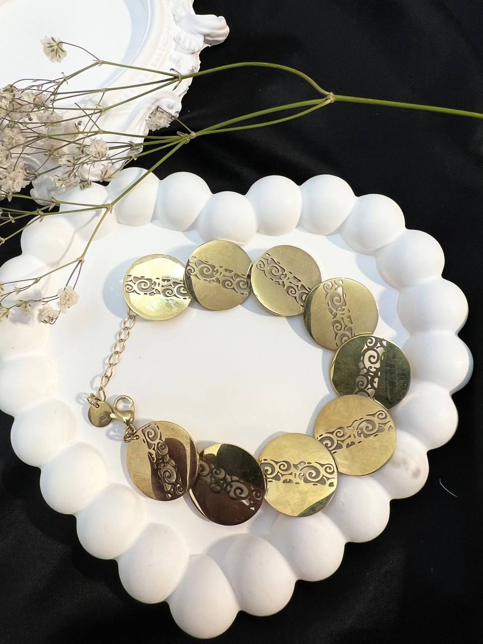 Bransoletka ze stali „Blaszki Stylu”